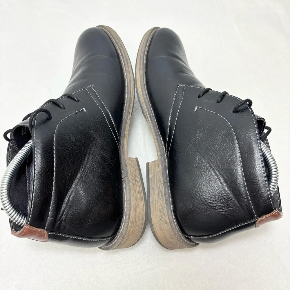 Sonoma Bayport Black Chukka Boot Men's Lace Up Vitalize‎ Ortholite Size 8M